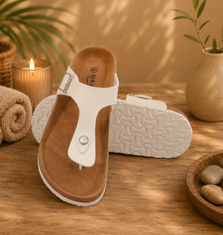 Cork Footbed Thong Sandal | Women's Birkenstock-Style Comfort Sandals