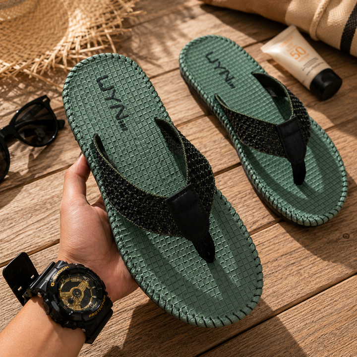 Malibu Woven Thong Flip Flop | Men's Casual Beach Sandals